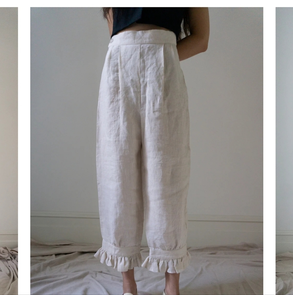 Ovate Ceres Linen Bloomers Cream